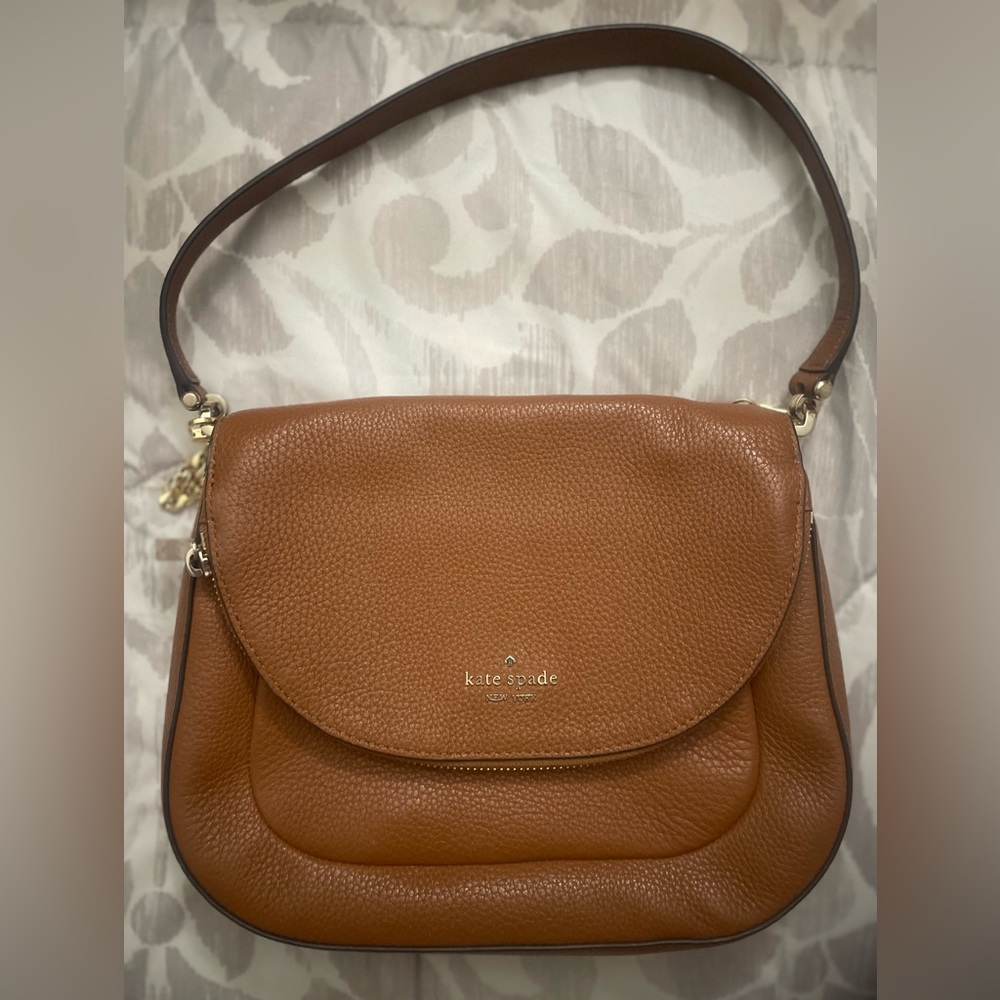 Kate Spade New York Leila Medium Shoulder Flap Bag EUC